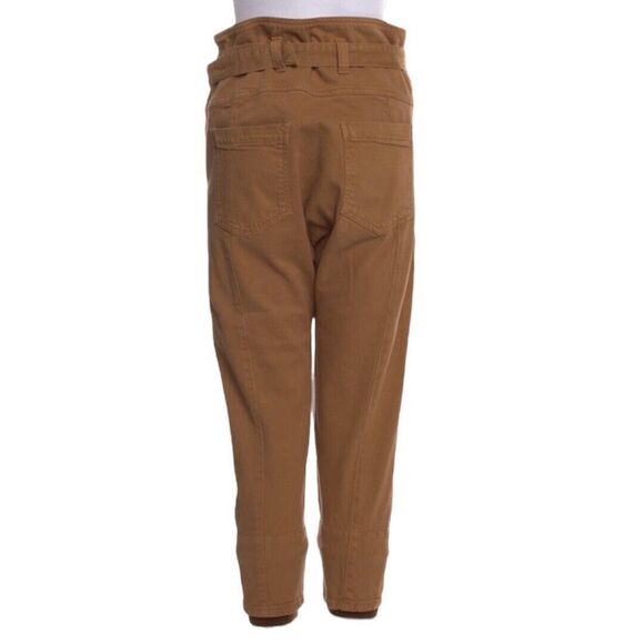 Rachel Comey Crossover Cropped Pants Brown Drop Crotch High Rise Women’s Size 0 - Picture 2 of 14